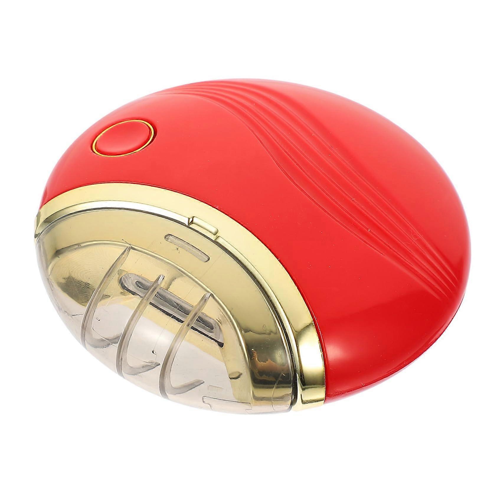 Electric Nail Trimmer USB Rechargeable Nail Clipper Kit with Precision Grooming Tools Red