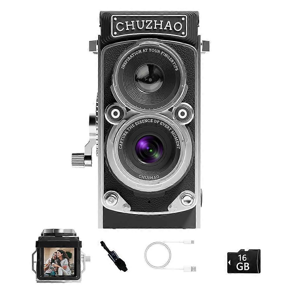 Cameră digitală de epocă 1080P CCD Retro Dual Reflex