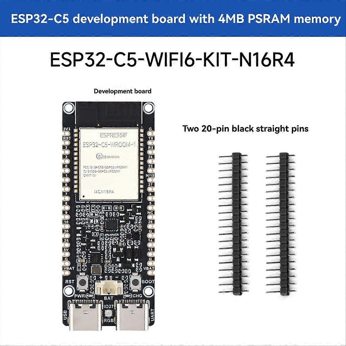 ESP32-C5 Microcontroller Dual WiFi Development Board 240MHz Single-Core Processor Ondersteuning Bluetooth