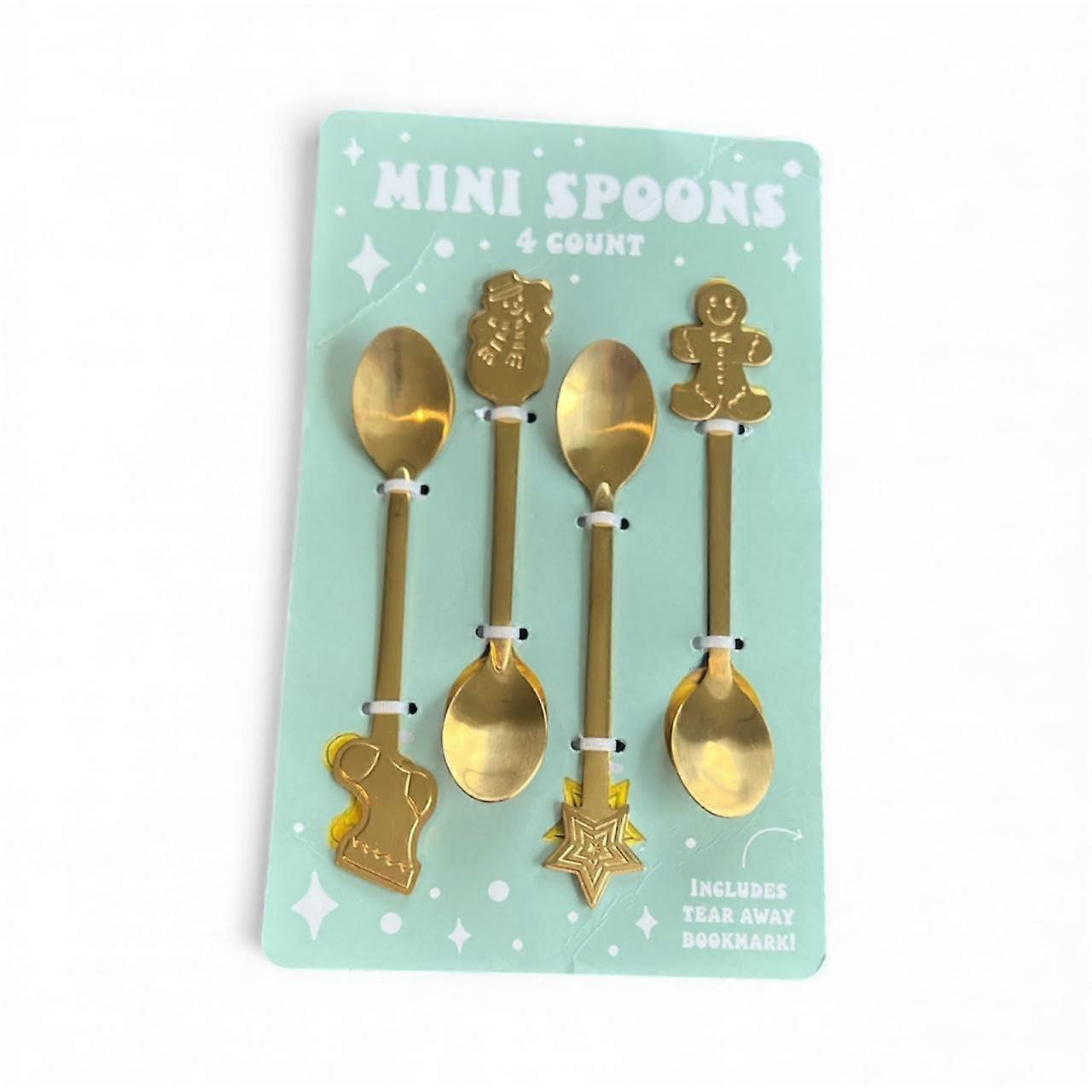 Mini Stainless Steel Spoon for Coffee Stirring and Dessert, Compact Size Easy Clean