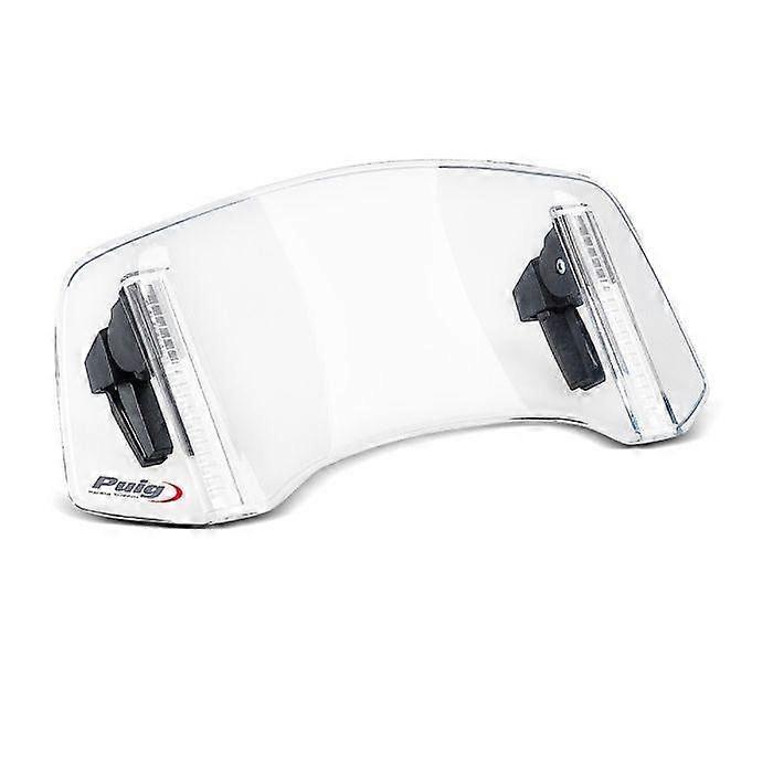 Windshield compatible deflector Clip-On Bubble Spoiler Puig 20764W clear