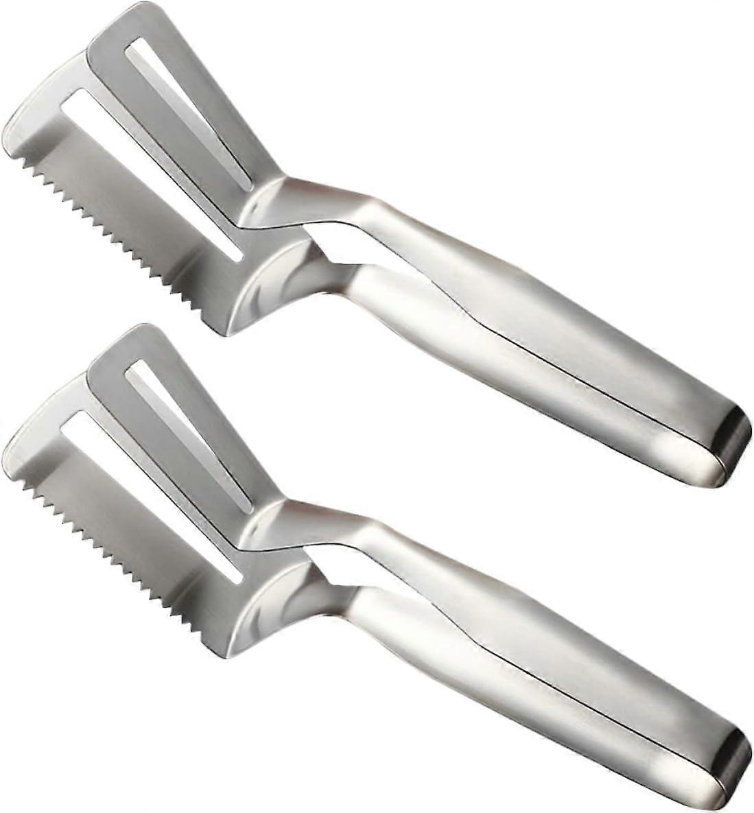 BBQ Tongs 2pcs Rustproof Lightweight Griddle Accessories with Ergonomic Grip for Cooking