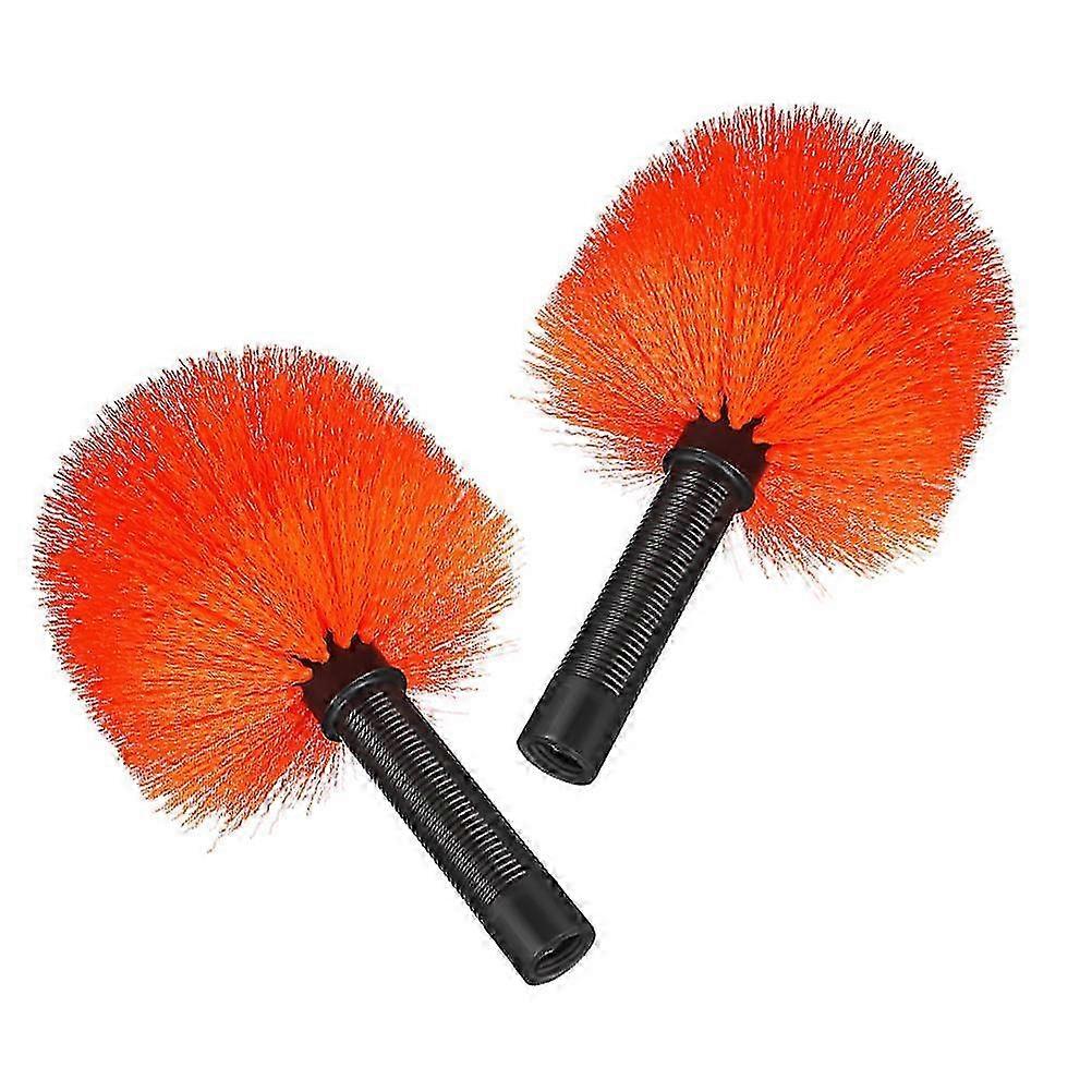 Cobweb Duster Head Spider Web Brush for Wall and Ceiling Cleaning 2Pcs