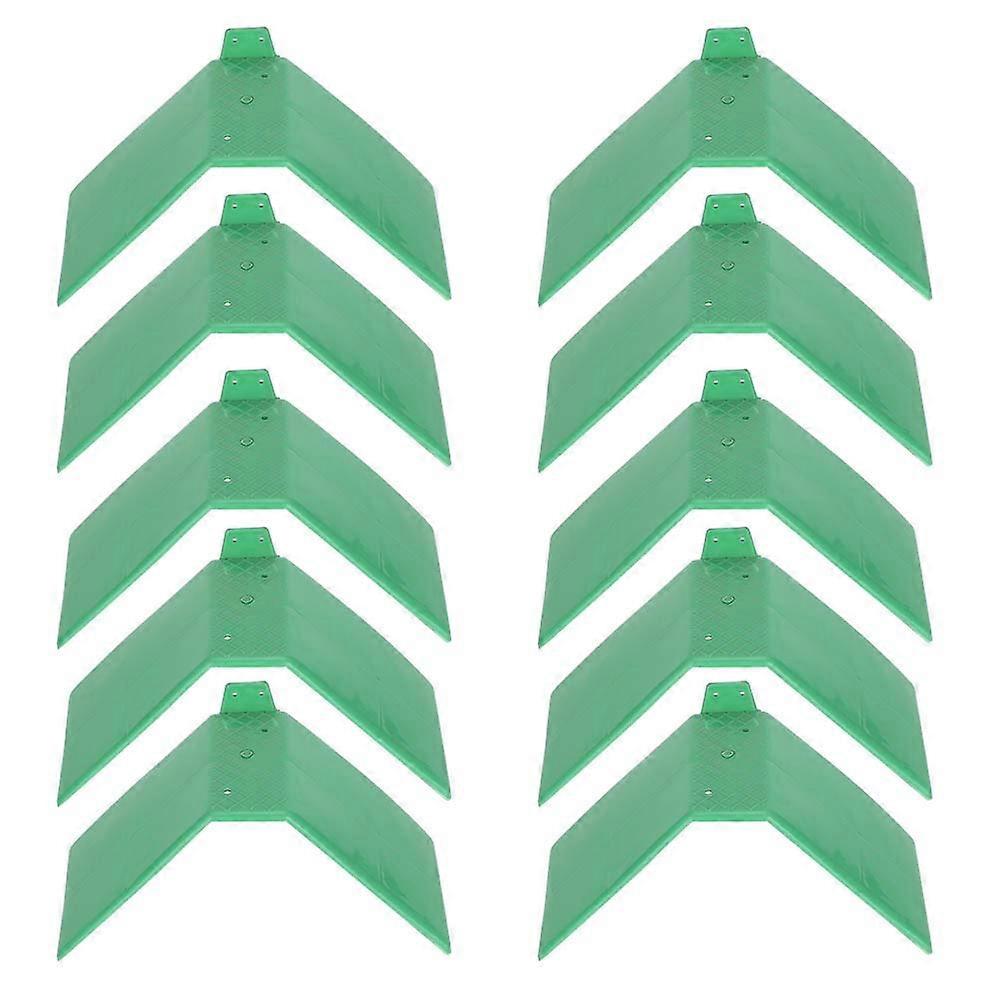 10pcs Plastic Pigeon Perch VShaped Dove Rest Stand for Bird Cage with Safe Rounded Corner Design