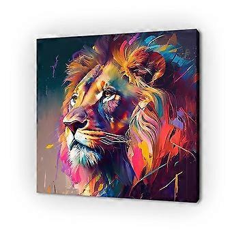 Abstract Lion Colourful Stress Reliever Jigsaw Puzzle H2415