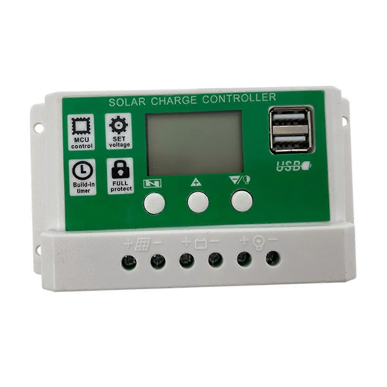 50A MPPT Solar Charge Controller 12V 24V Regulator for Battery Charging Off Grid System