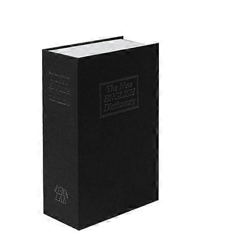 Large Locking Book Safe Hidden Dictionary Safe Black Discreet Camouflage Design with Lock