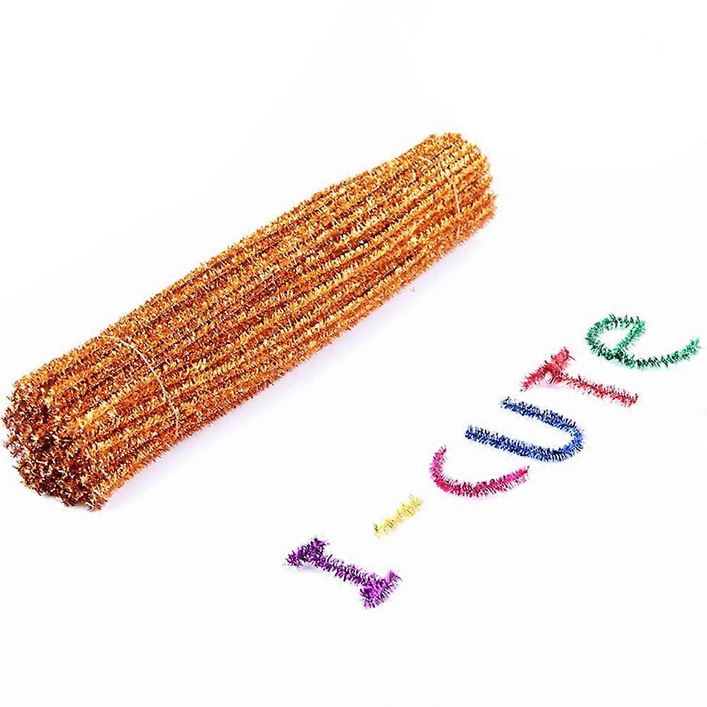 Orange Twisted Stems for DIY Toys 100Pcs Craft Material