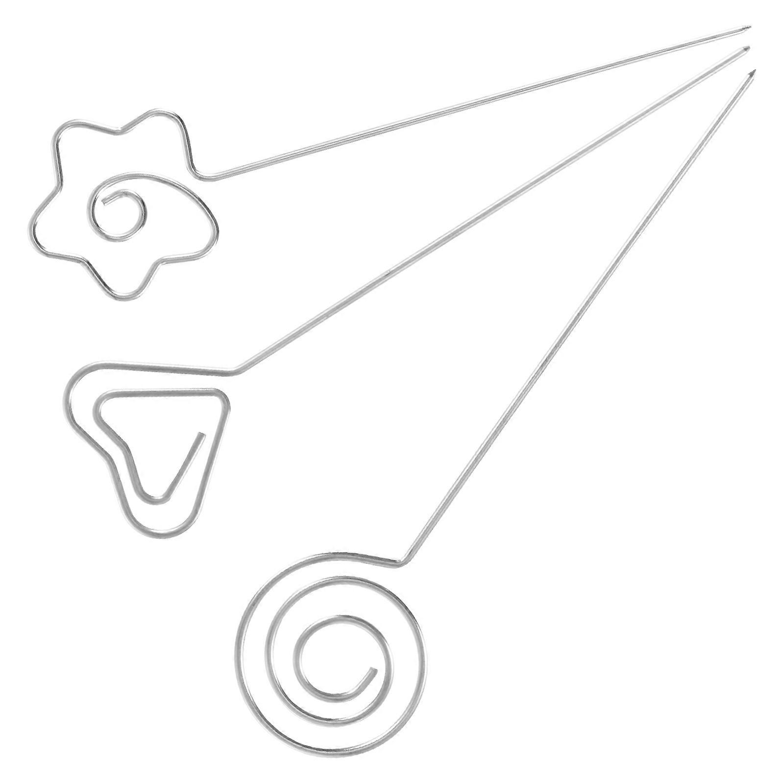 Fruit Fork Stainless Steel Kitchen Gadget for 15Pcs Fruit Forks in Silver