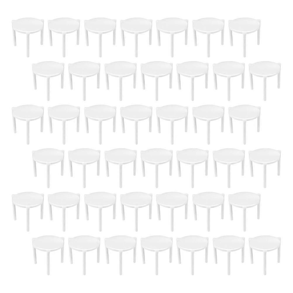 Pizza Stands Plastic Support Frame for Takeaway 100Pcs White Restaurant Use