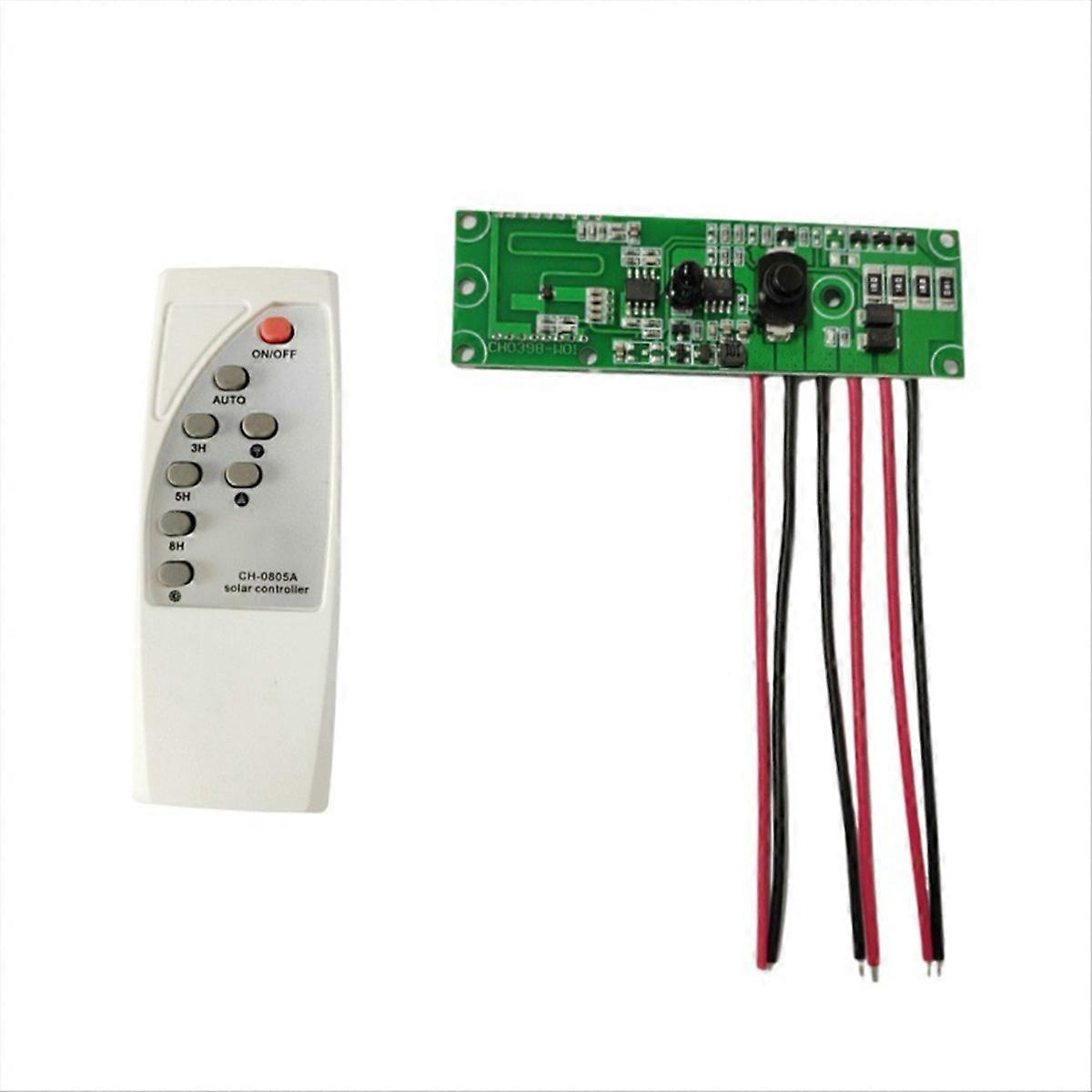 Automatic Control Lamp Board with Remote Control Solar LED Driver Board Multi-Function Practical Hum
