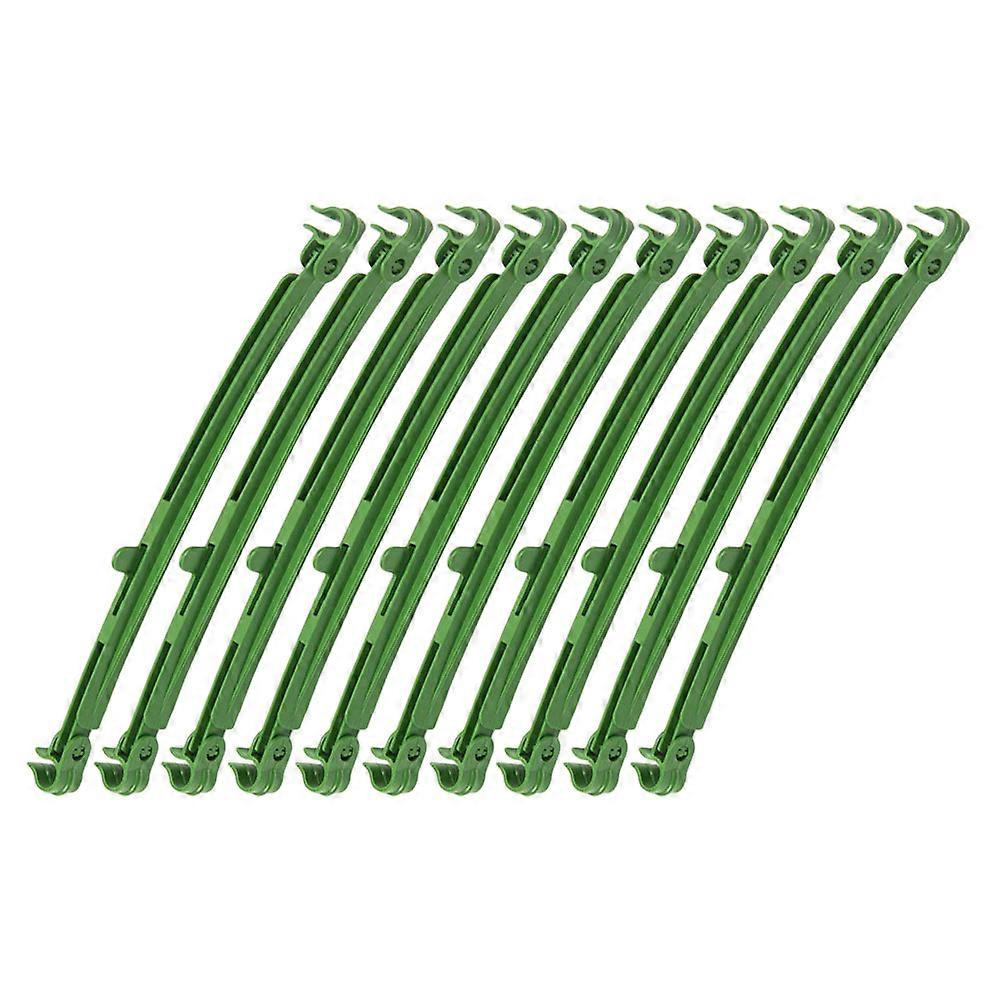 Vine Climbing Support Rack Plastic Plant Trellis for 30Pcs Green