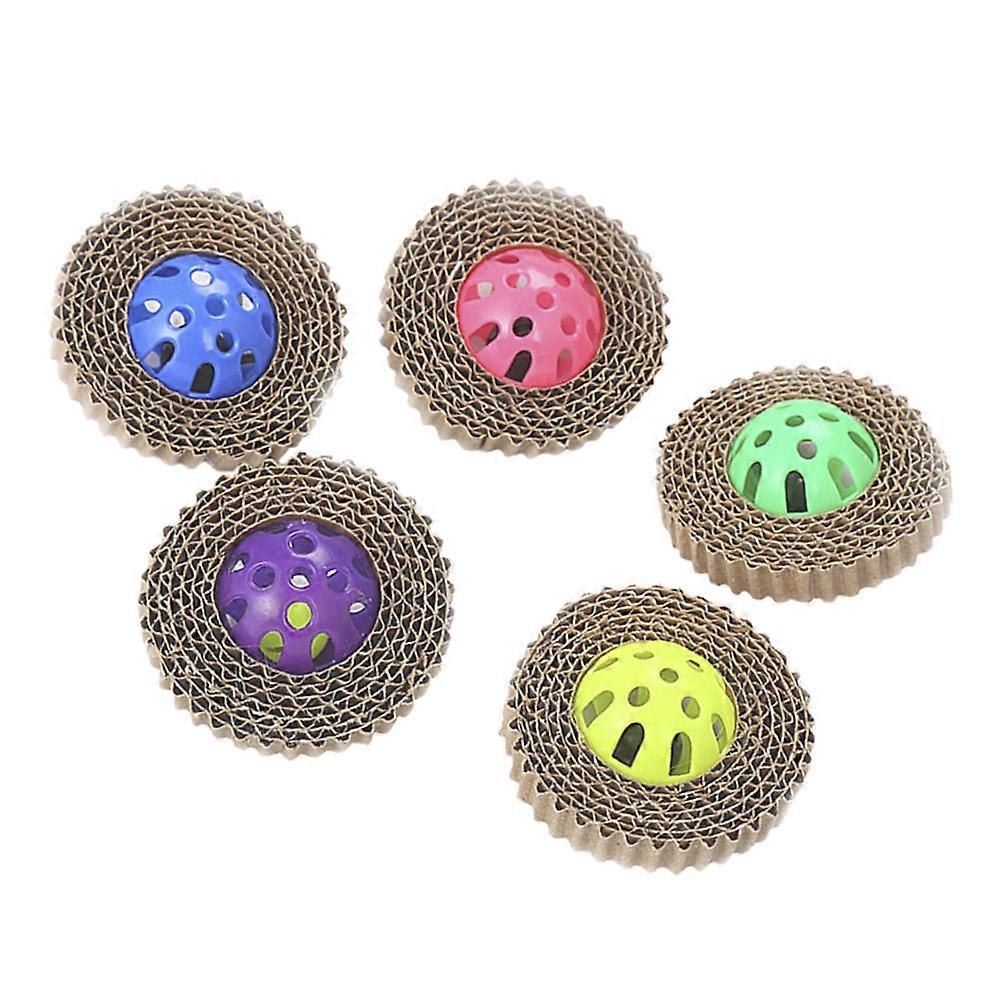 Cat Interactive Toy Cat Claw Grinding Toy for Indoor 5Pcs Set