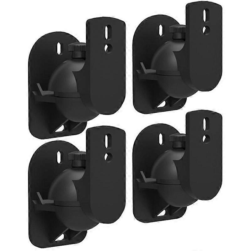 4PCS Universal Speaker Wall Mount Bracket Ceiling Stand Clamp