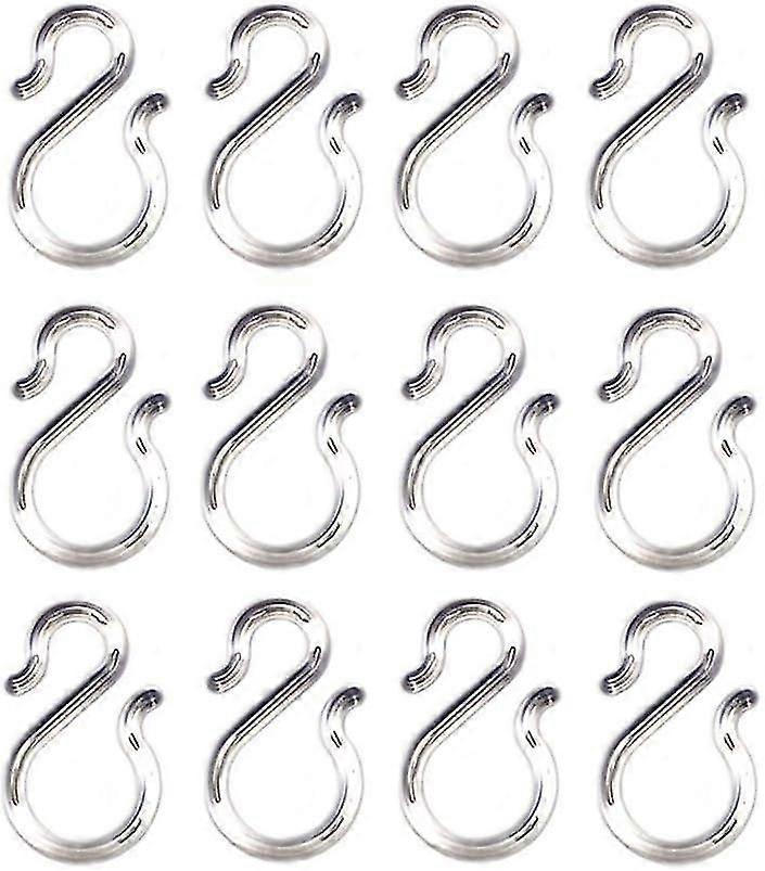 12 Pcs 1,7 polegadas transparente plástico punch bowl copo ganchos s