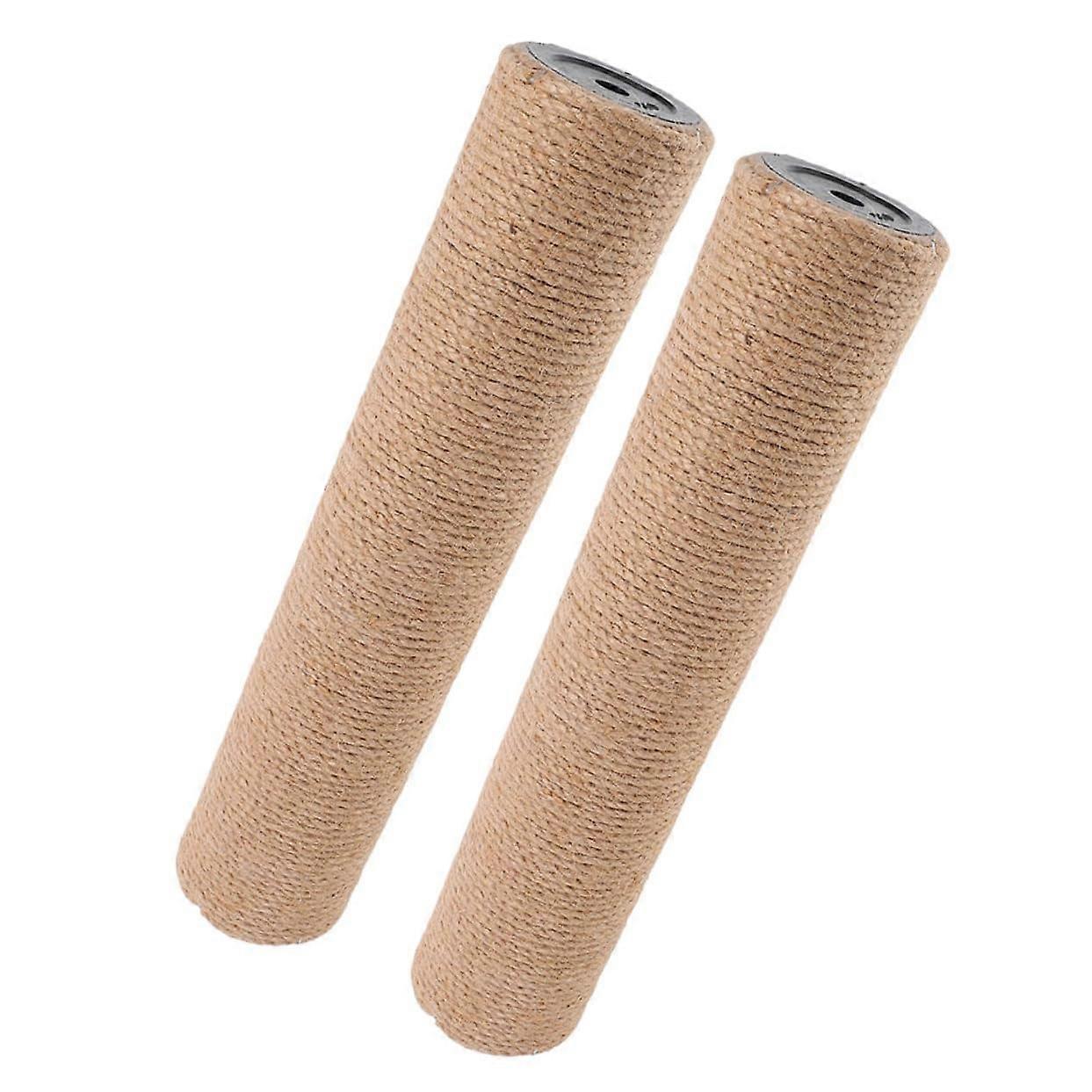 2pcs Sisal Cat Scratching Post Replacement for Indoor Cats Vertical SpaceSaving Scratch Pole