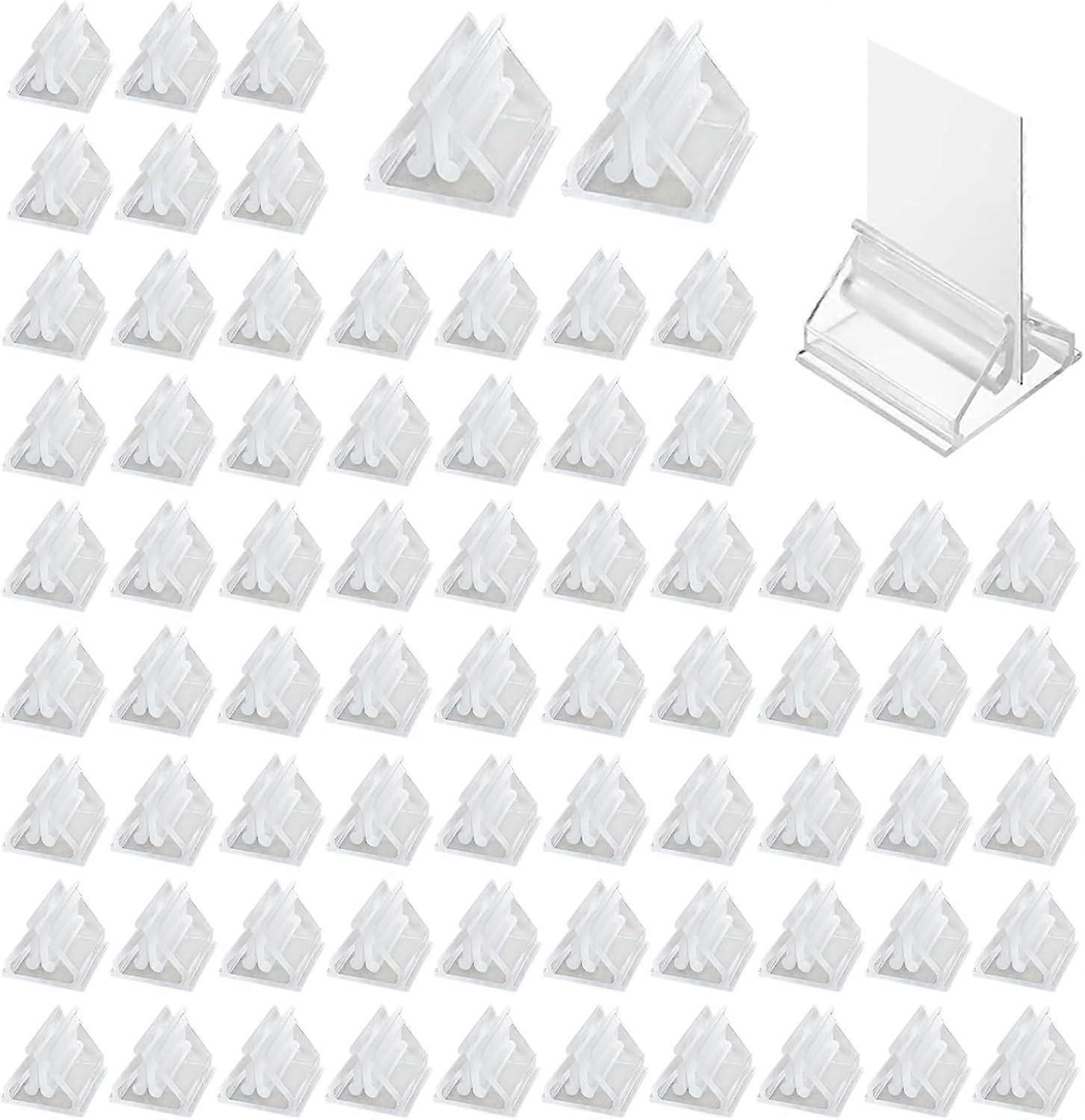 72 transparent plastic playing card holders
