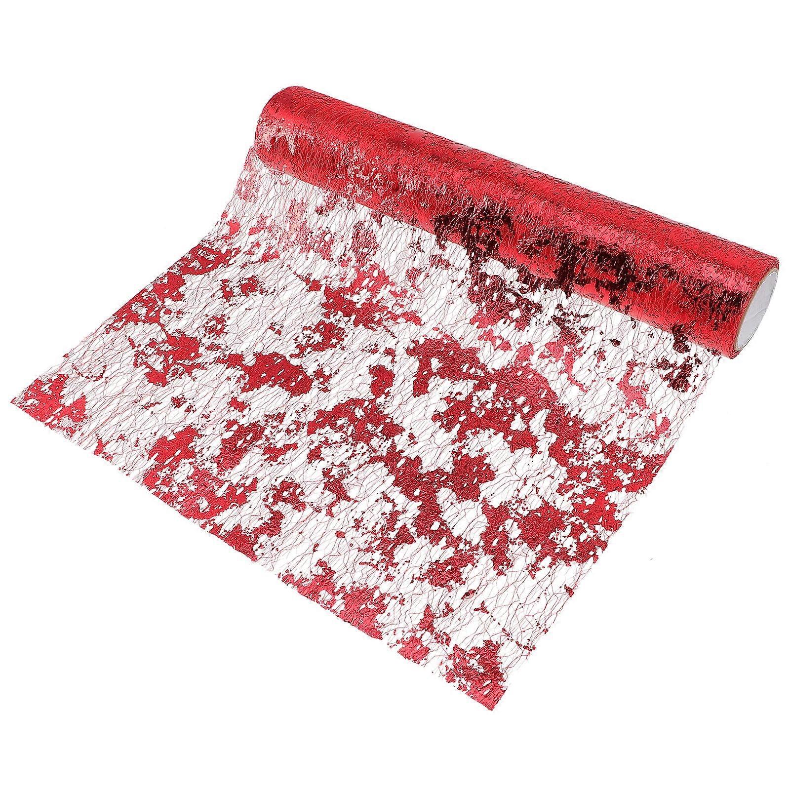Simple Chic Red Table Runner Wear Resistant Decorative Table Cover