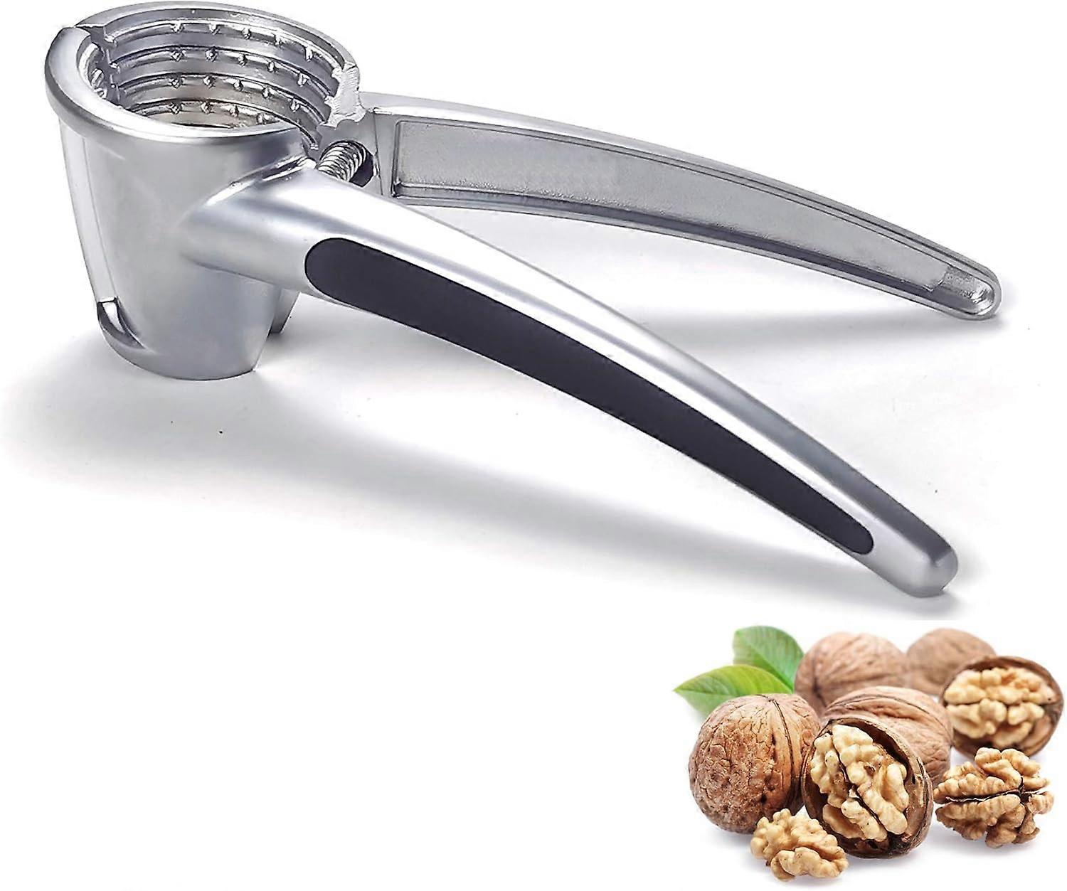 Nutcracker Suitable compatible with Various Nuts Walnut Cracker Plier-type Opener compatible with Hazelnuts Kitchen Tool Non-slip Handle Funnel-shaped