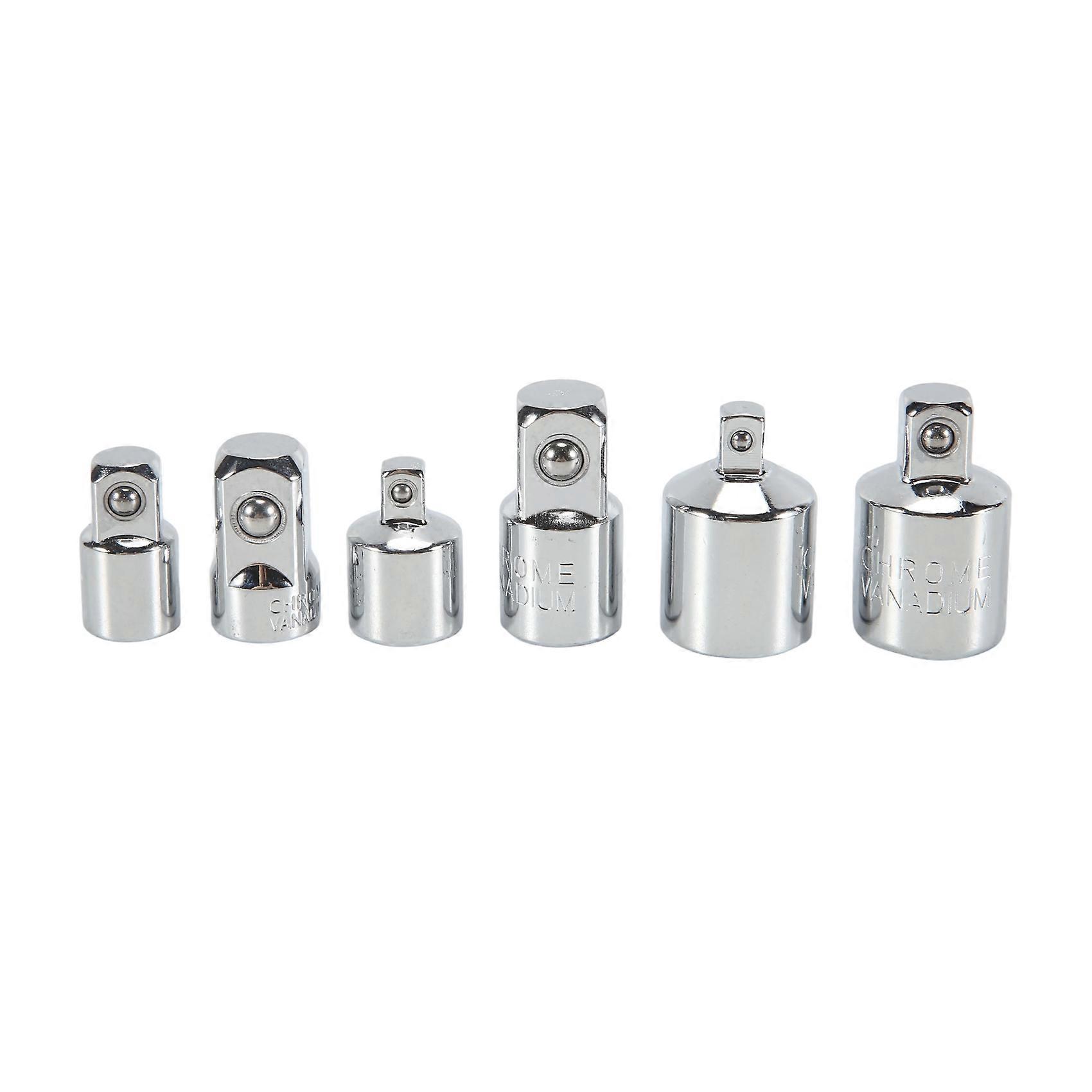 Socket Adapter, 6-Piece Adapter Set, Socket Adapter Set, Adapter Set for Ratchets,Socket Wrenches, Nut Ratchets