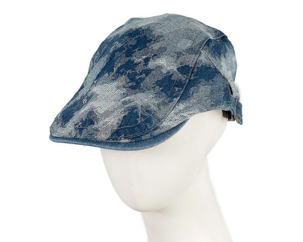 Classic denim flat cap with print by Max Alexander M149DBL M149DBL