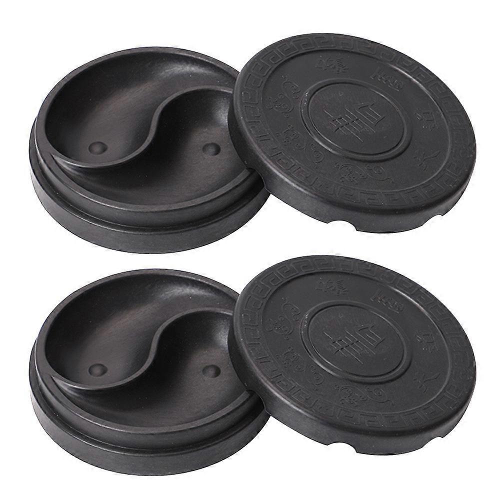 2Pcs Plastic for Calligraphy Black Writing Accessory