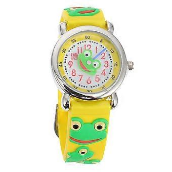 Cartoon-Kinderuhr Frosch-Armbanduhr für den täglichen Gebrauch, 1 Stück