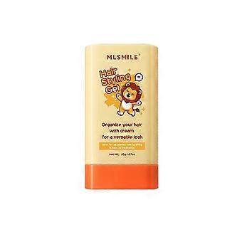 Stick di cera gel per capelli 2 in 1 con pettine, non unge_DUIBW