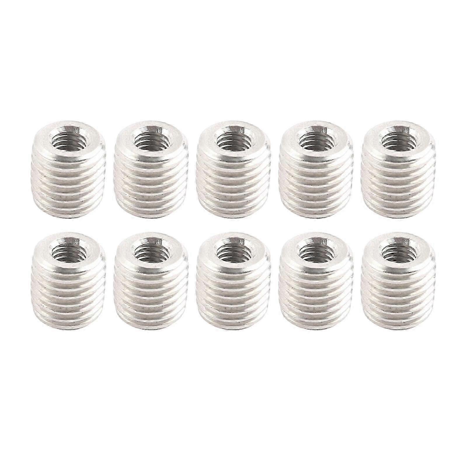 10 Pieces M8 to M6 Thread Adapters Pipe Fitting 10mm Screw Conversion Nut