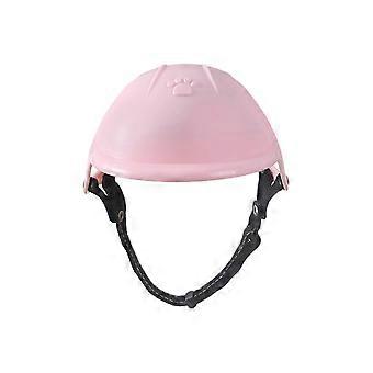 Bike Head Cover Safe Polycarbonate Structure Pleasant Adjustment Perfect For Tiny comrades Dark Pink preferences  S Pink