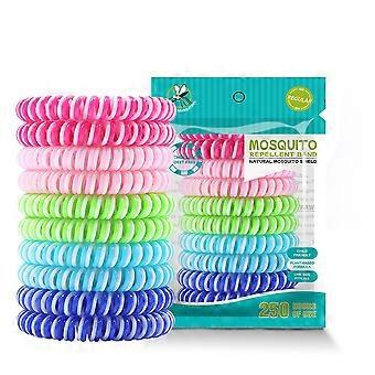 DLM myggavvisande armband 10 pack, silikon myggavvisande band ersättning kärnor, DEET gratis säkra vuxna barn utomhus camping telefonlinje