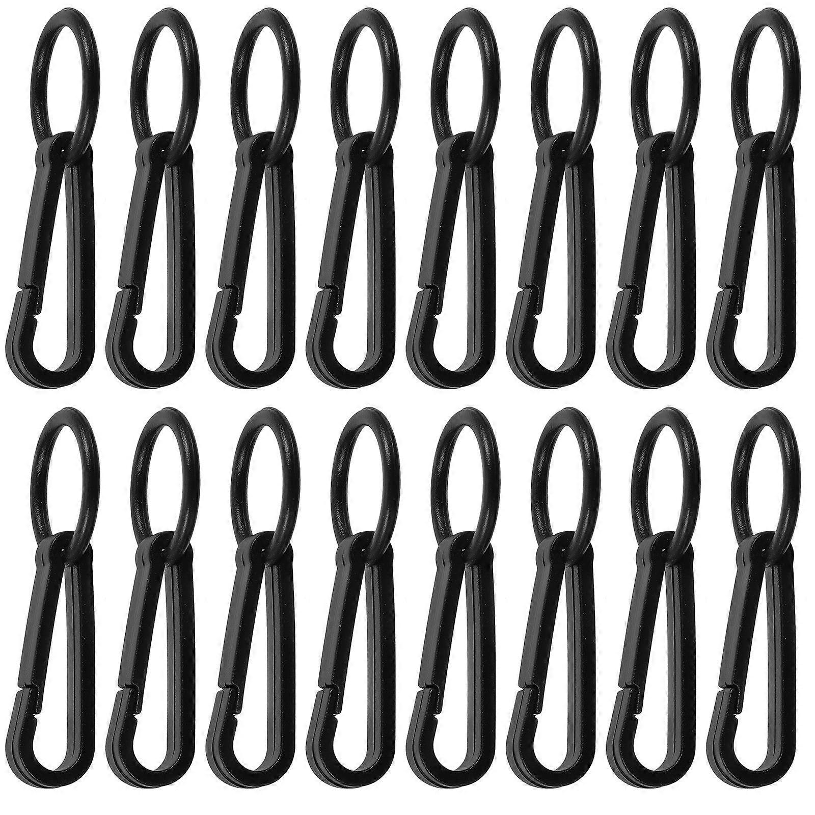 Lightweight Plastic Headlamp Hook Hardhat Hook for Work Use 100Pcs