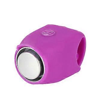 Fiets Stuur Claxon Fietsbel 120dB 5 Ringtones Geschakelde Waterdichte Siliconen 10mAh Batterij Voor FietsenPaars YEMAA