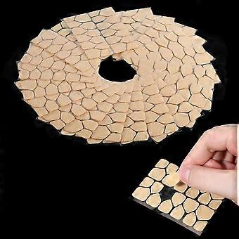 480 Pcs Press on Tabs, Press on Nail Stickers, Jelly Glue Tabs, Transparent Strong Sticky Double Sided Nail Adhesive, Waterproof Breathable Gel Glue