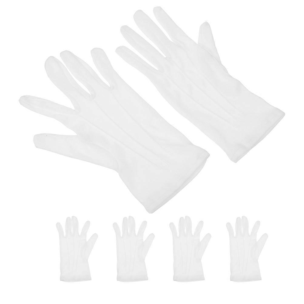 Professional Pool Referee Gloves for Billiards Competition White