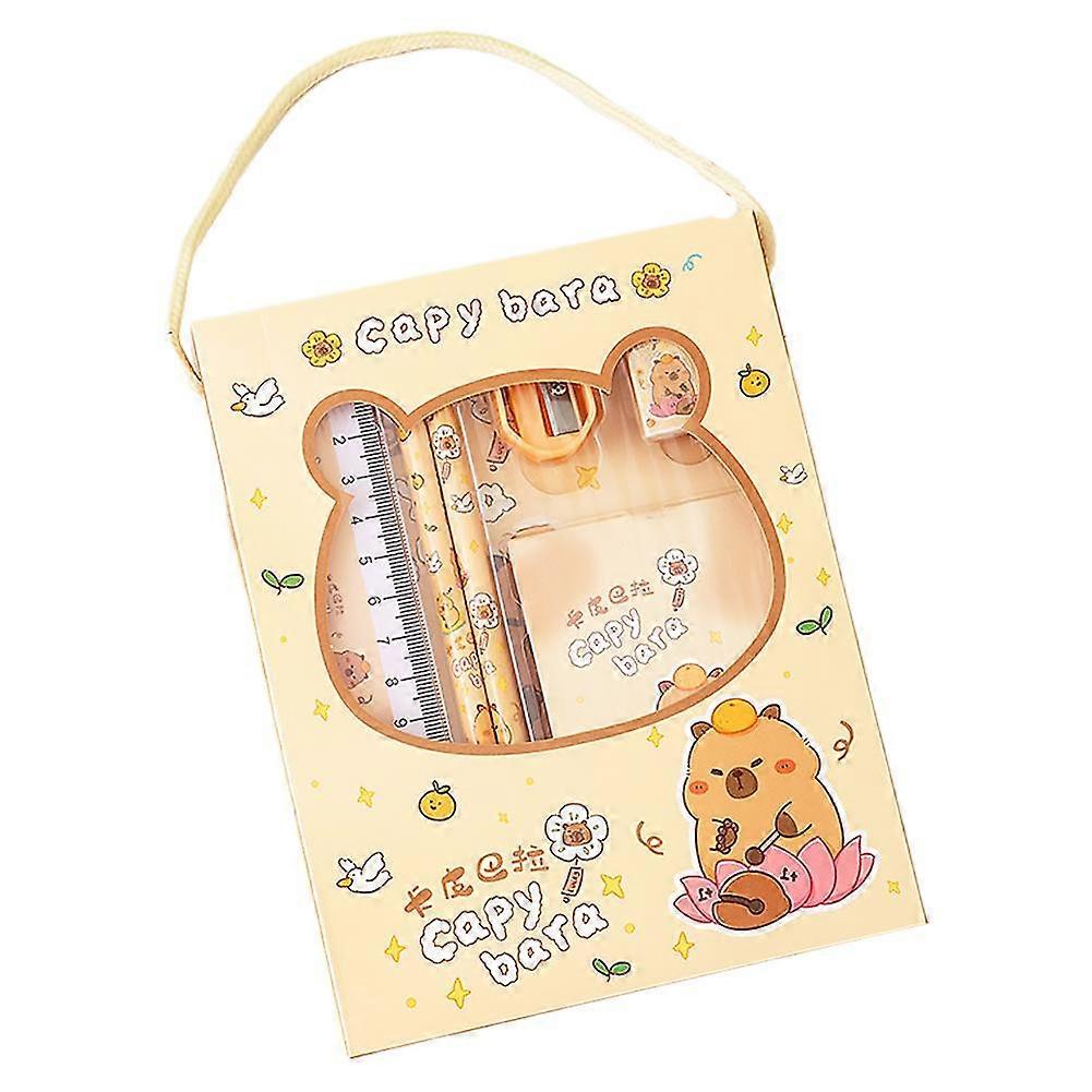 Cartoon Stationery Gift Set - Classroom Ready Easy Portability Complete Pack