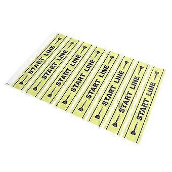 Werpmataccessoires voor spelbenodigdheden: 2 PVC-vellen