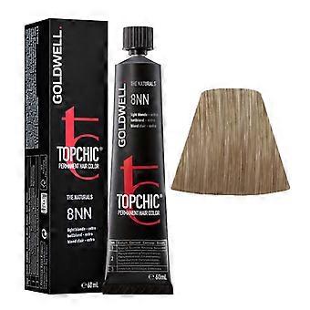 Coloration - GOLDWELL - Topchic 8NN - Blond très clair - Crème - Professionnel 60 ml