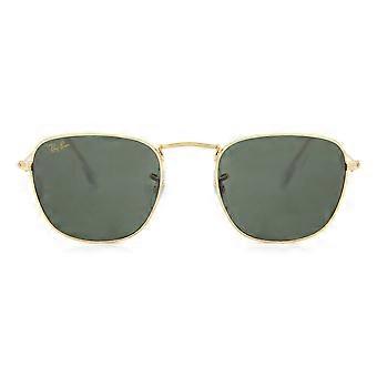 Ray-Ban RB3857 Frank Blue-Light Block 919631 Full Rim Gold Unisex Wayfarer Sunglasses UV3 Original
