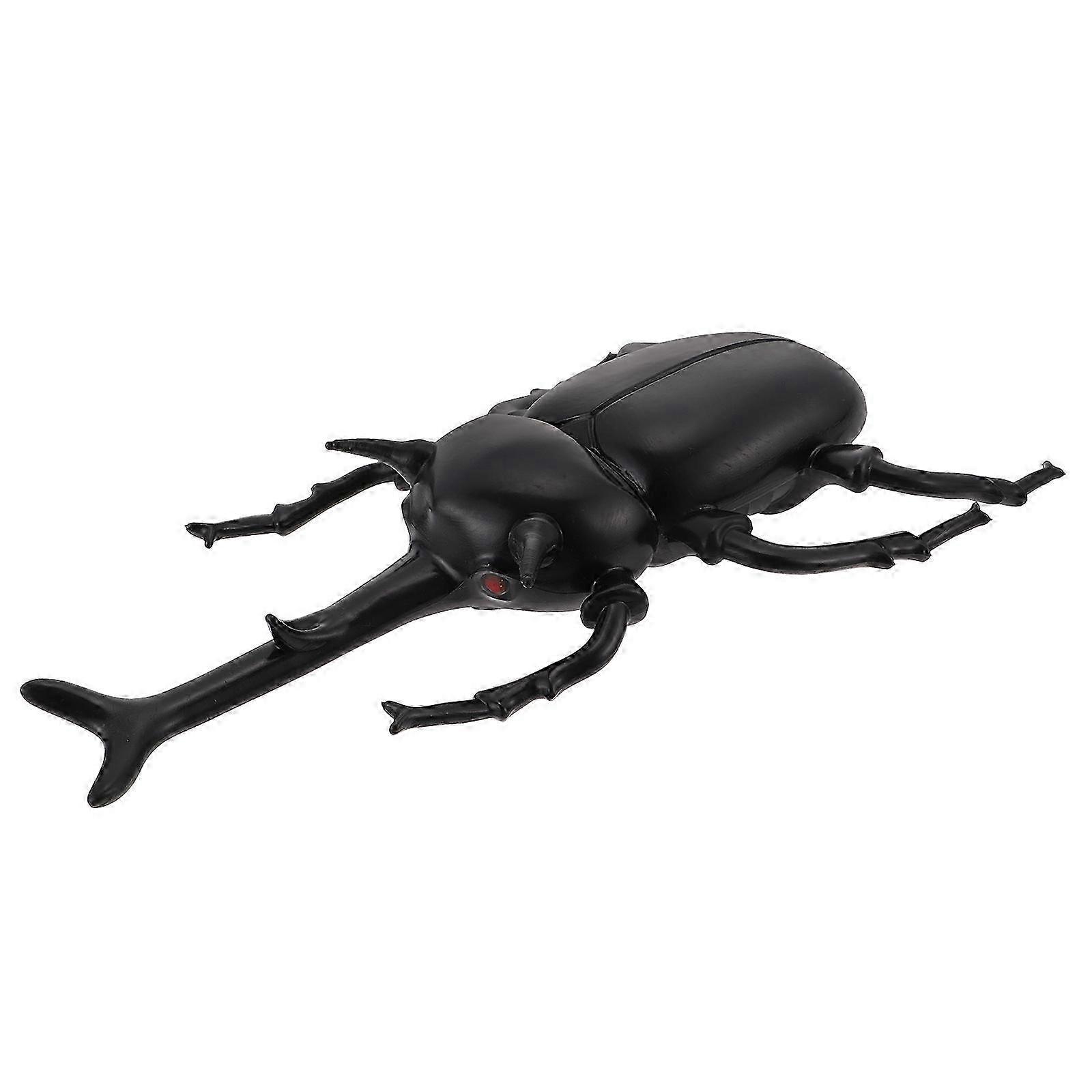 Simulation Beetle Model Vocalizing Toy for Decoration Durable Plastic