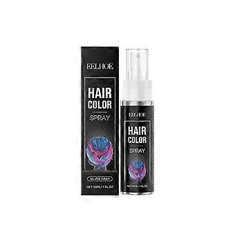 Silver Gray Temporary Hair Spray - Even Color, Easy To Apply, Moisturizing, Shiny Hair, Portable Hair Spray