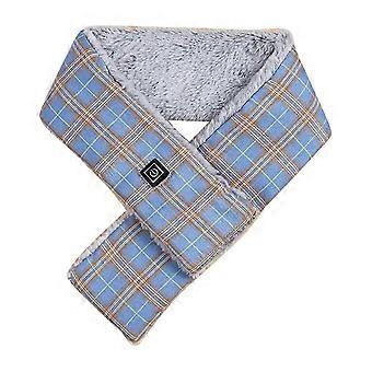 Heated Scarf Quick Heating Comfortable Wearing Scottish Style Winter Usb Heated Scarf With 3 Heating Levels For Women Men Kids