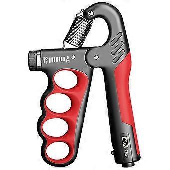 Grip Strength Trainer 5100KG Adjustable Resistance Hand Gripper for Wrist and Forearm Workout Red-ML