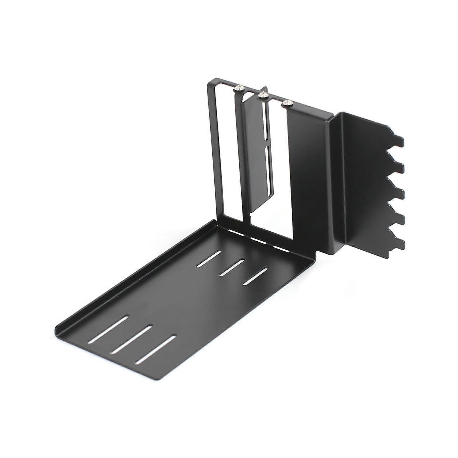 SXJ-B Enhanced Version GPU Angle Conversion Mount GPU Holder Widened Version for Desktop Computer Case  Black