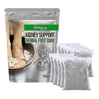 Purecleanse Nier Ondersteuning Herbal Foot Soak, Lymfatische Drainage Gember Foot Soak 10pcs