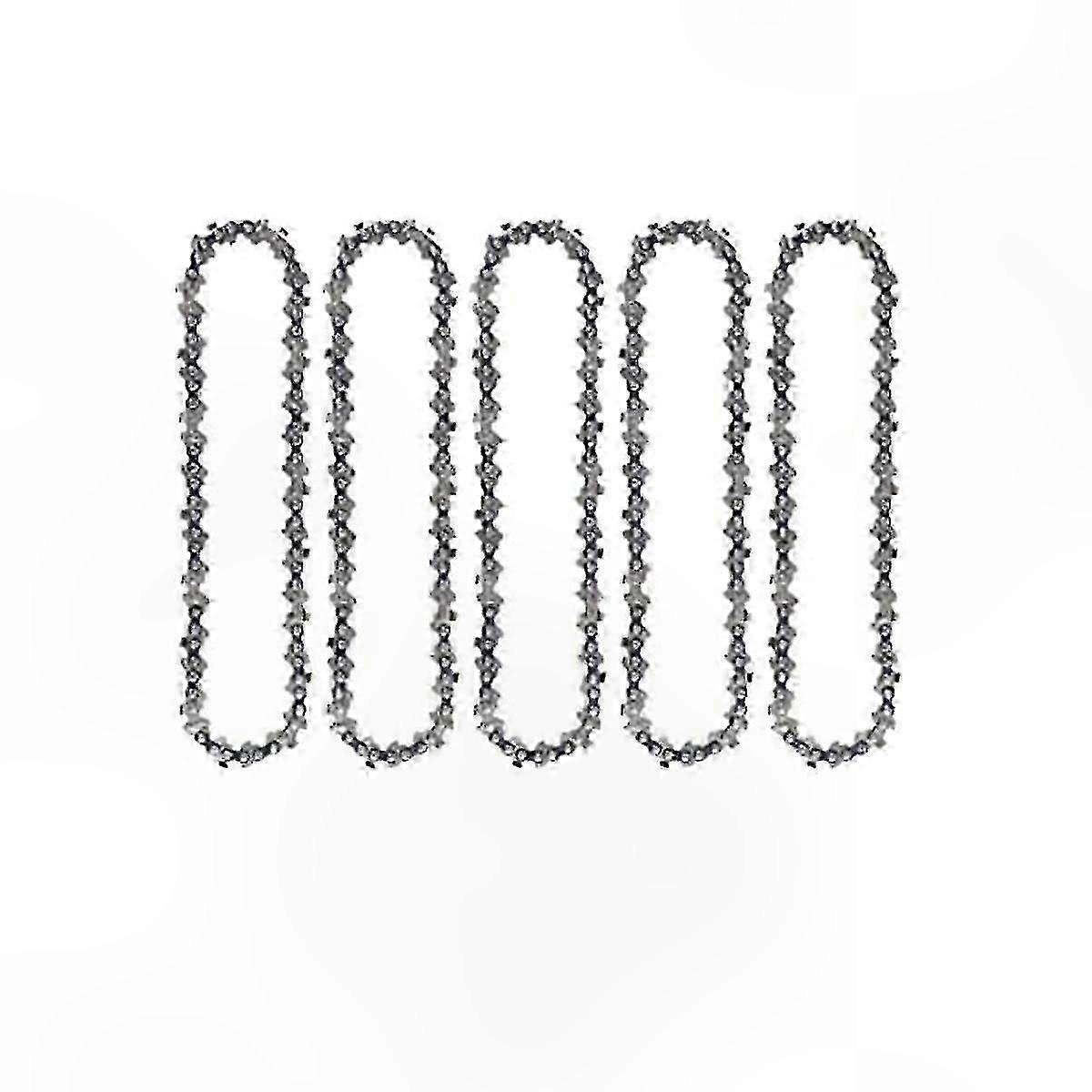5-Pack Replacement Chains compatible with 4 Inch Mini Cordless Electric Portable Chainsaws