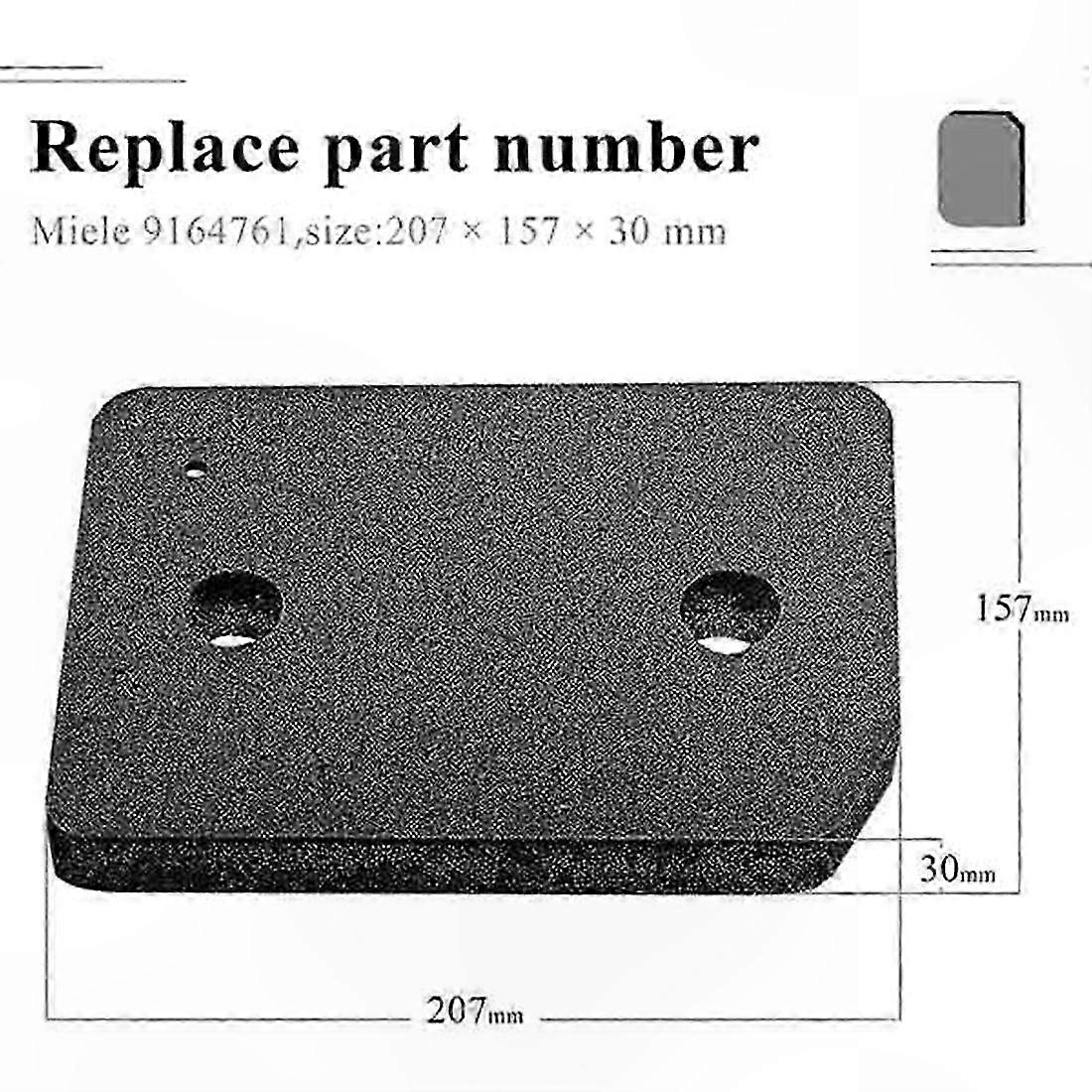 4-Pack Heat Pump Dryer Filter Mat Replacement for Various Dryer Models-Compatible with Multiple Units