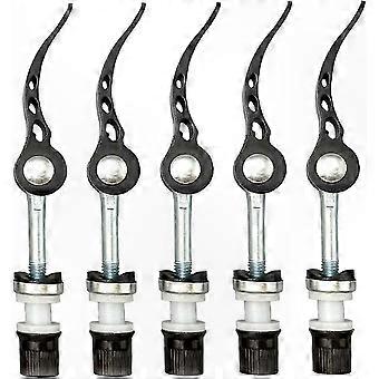 Bike Seatpost Clamp Quick Release for Mountain and Road Bicycles, 60x65mm, Black