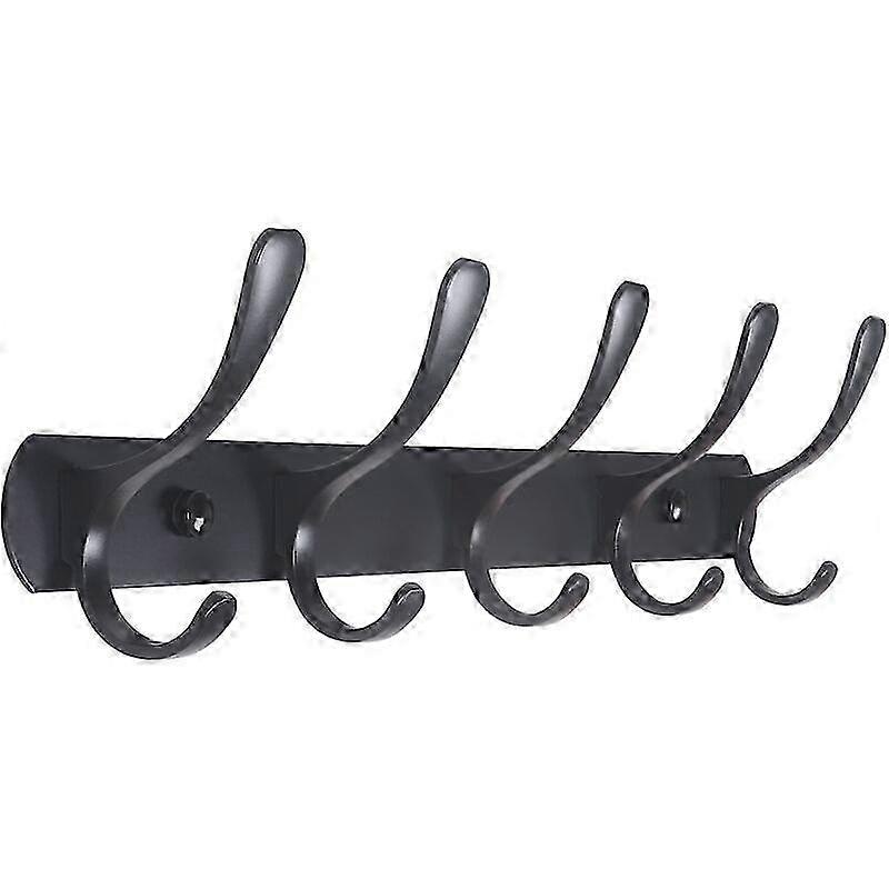 Sturdy 5-Hook Wall Coat Rack