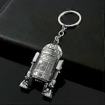 Vintage Star War Men's Spaceship Keychain Anime Destroyer Battleship Car Trinket Bag Keyrings Accessories Party Gifts